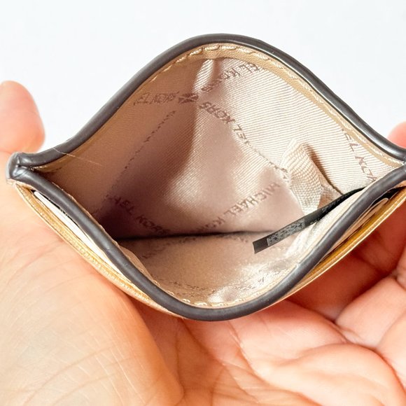 Michael Kors Jet Set MD Pochette Shain Xbody Bag + Card Case Wallet Giftable Box - Picture 13 of 14